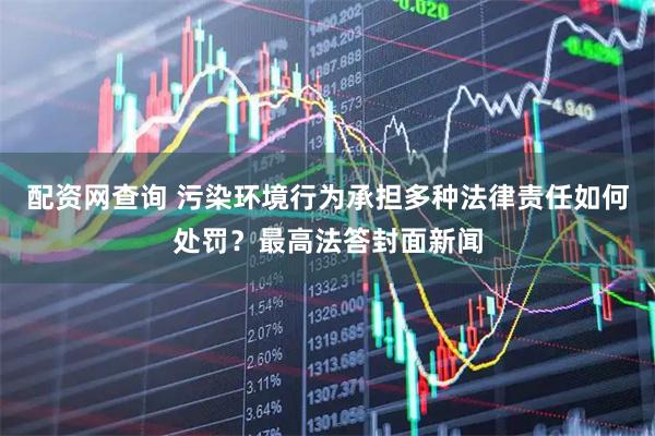 配资网查询 污染环境行为承担多种法律责任如何处罚？最高法答封面新闻